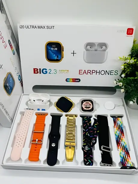 Congi I20 Ultra with WiFi GPS4G R4 Smartwatch (Multicolor Strap, Free Size)